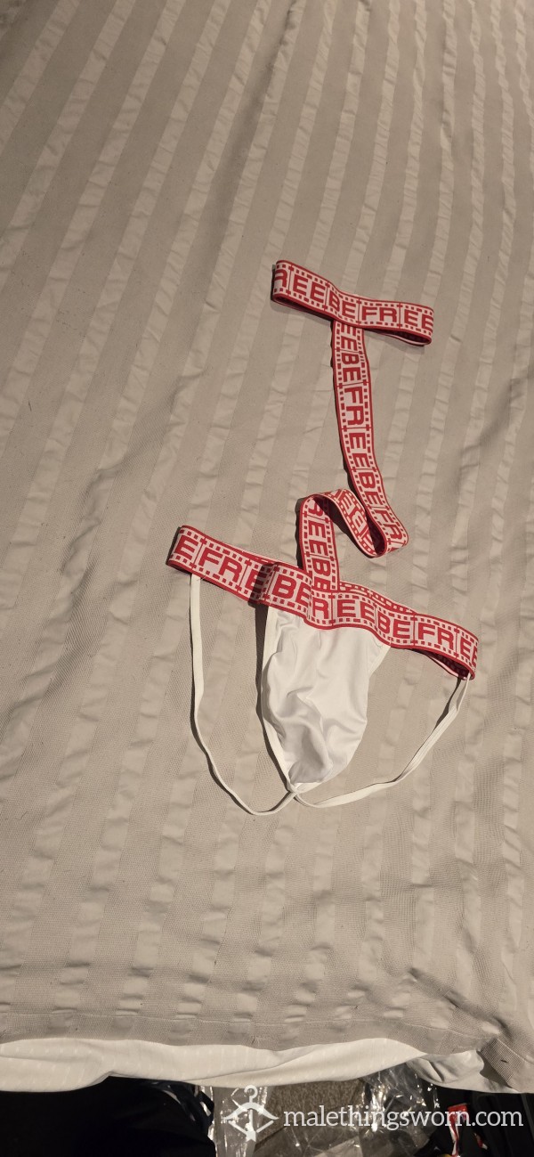 Men Borat Jockstrap Bodysuit Thong Underwear Stretchy Mankini G-String Shorts