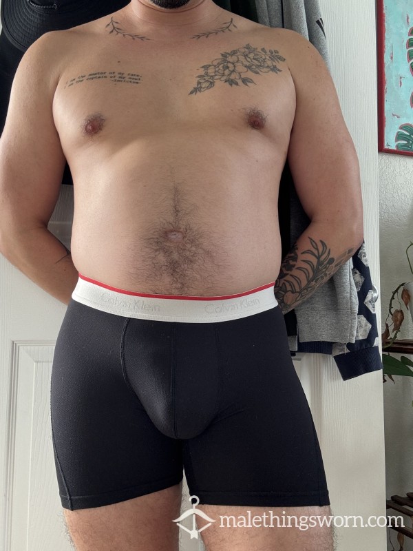 Mens Black Calvin Klein Boxer Briefs Size Sm