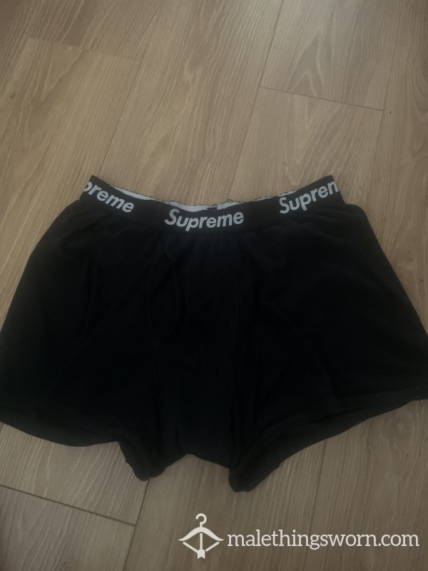 Men’s Black Gym Worn Boxer
