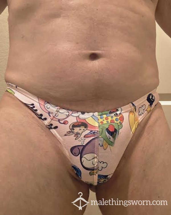 Men's Cartoon Thong