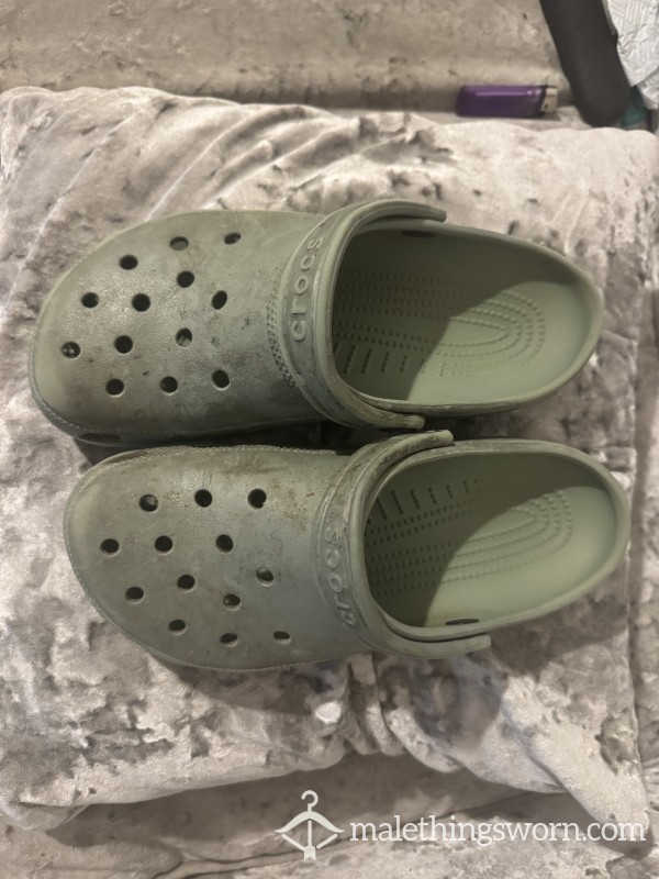 Mens Dirty Crocs