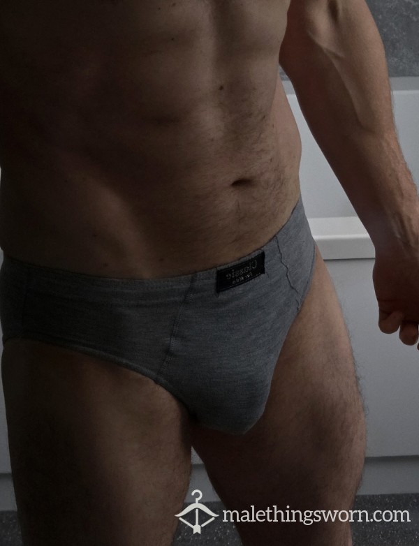 Men's Grey Briefs