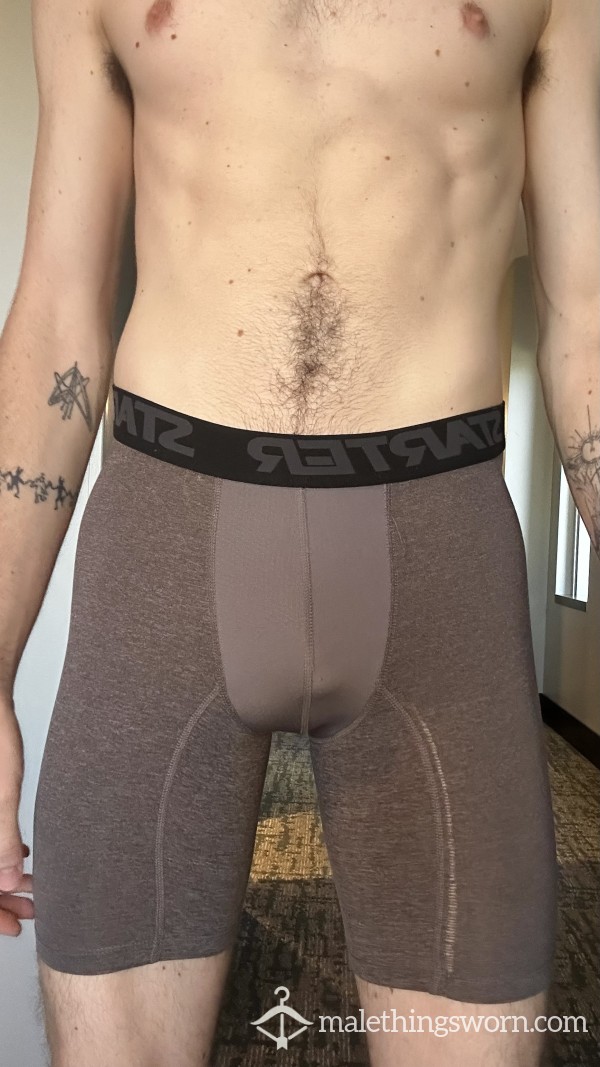 Men’s Grey Spandex Trunks