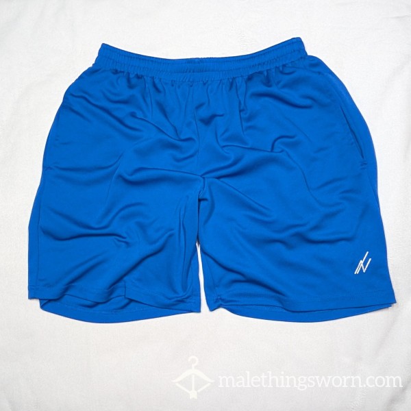 Men's Lined Mesh Gym Shorts Workout Gear Used Well Worn Medium