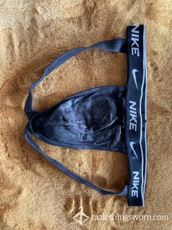 Men’s Nike Black C*m Covered Jockstrap