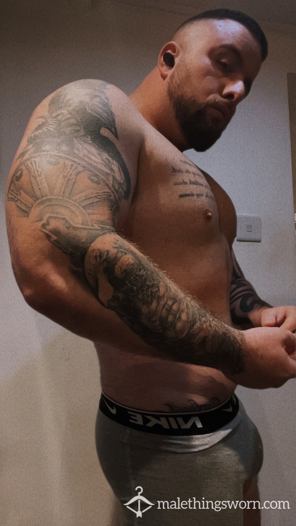 Men’s Nike Grey Dry Fit Boxers Available For Extra Customisation