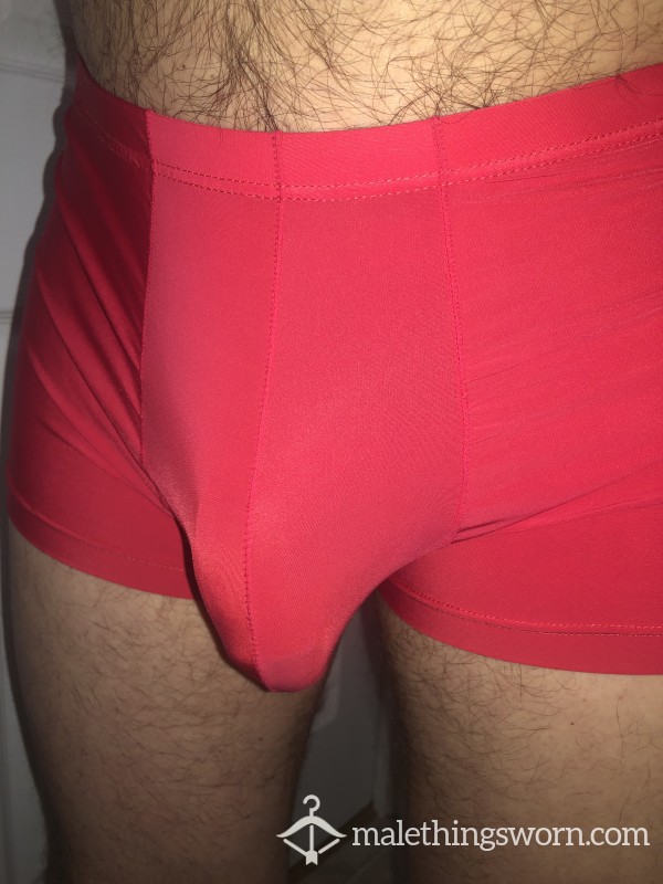 Men’s Red Ice Silk Boxers