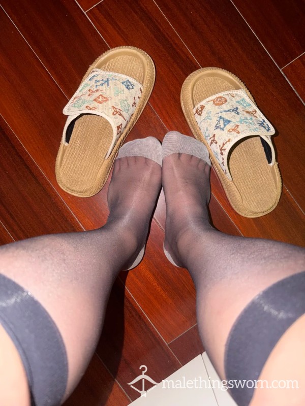 Men’s Sheer Socks Just Released 🔥 Toes And Soles Full Of Sweat Scent, Hot And Strong. Come Sniff If You Dare