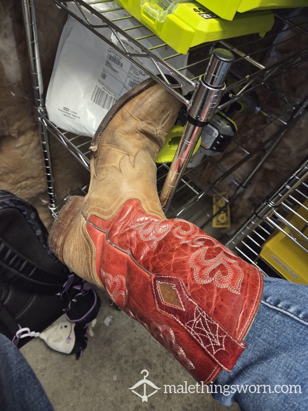 Mens Size 10.5 JB Dillon Leather Boots