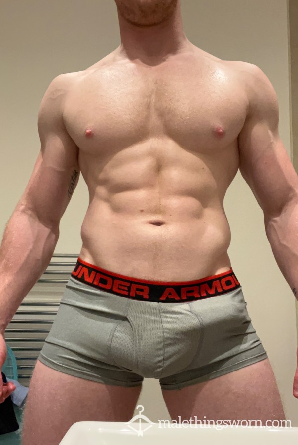 Men’s UA Grey Boxers - Very Well Worn