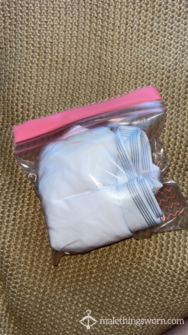 Men’s Underwear (with Skid Marks) Worn For 2 Intense Workiuts