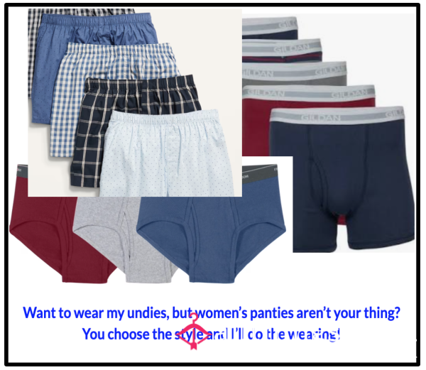 Men's Underwear (worn By Me)