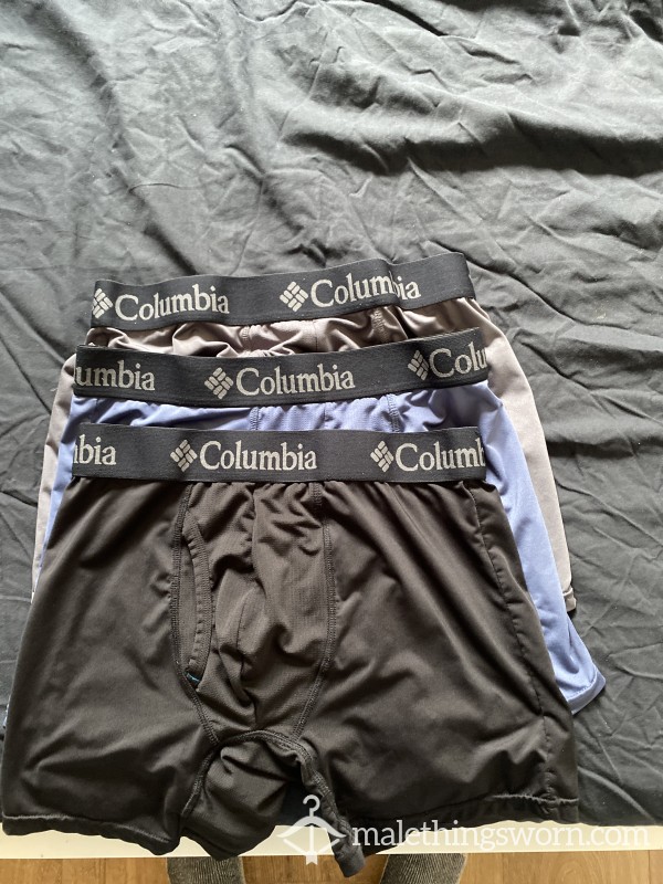 Men’s Used Columbia Boxers X3