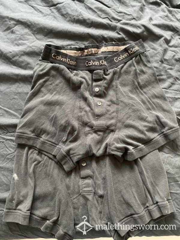 Men’s Worn Calvin Klein Boxers X2