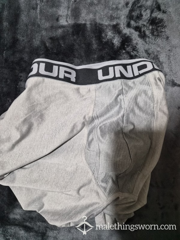 Mens Worn Unwashed Under Armour Boxers