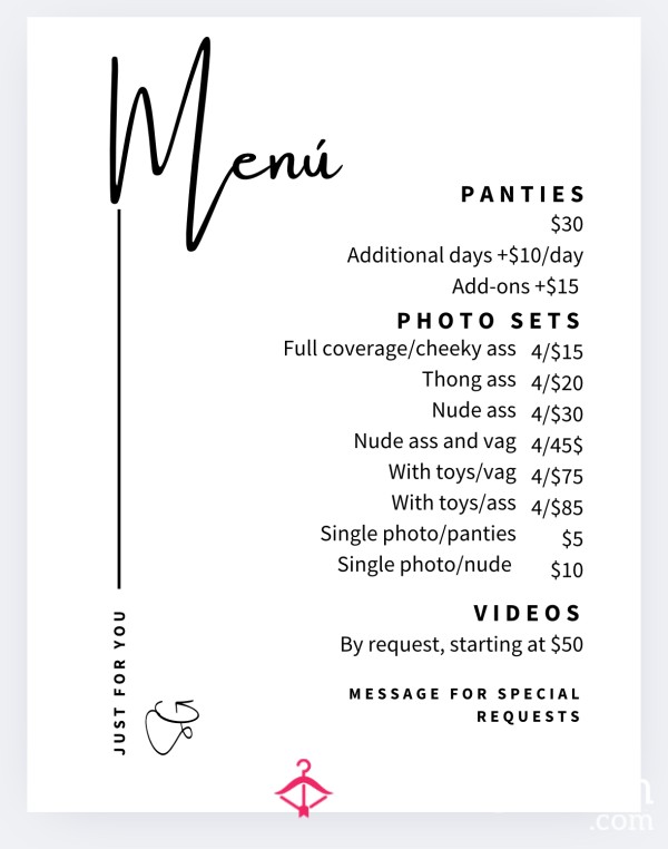 Menu By Grace