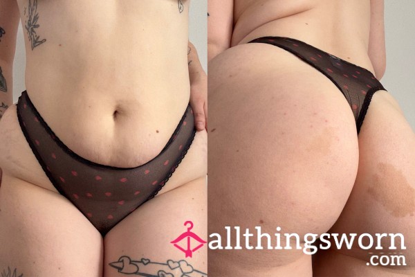 ❤️Mesh 24hrs Worn Panties See Through❤️