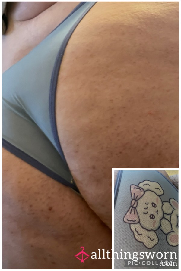 Mesh Blue Bunny Panties