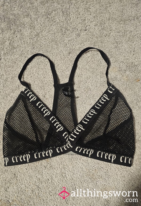 Mesh Creep Bralette Size MD