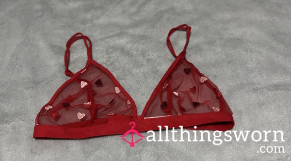 Mesh Heart Bra SALE
