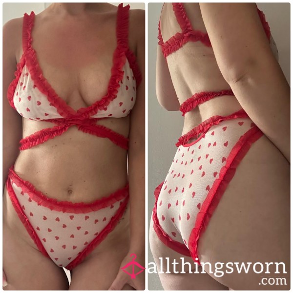 **SALE** Mesh Red Set