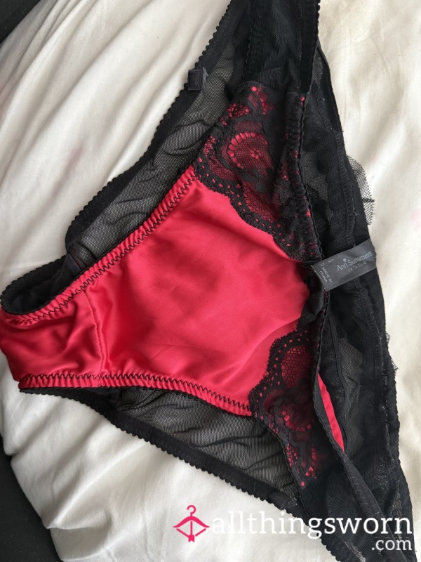 Mesh & Silk Worn Panties