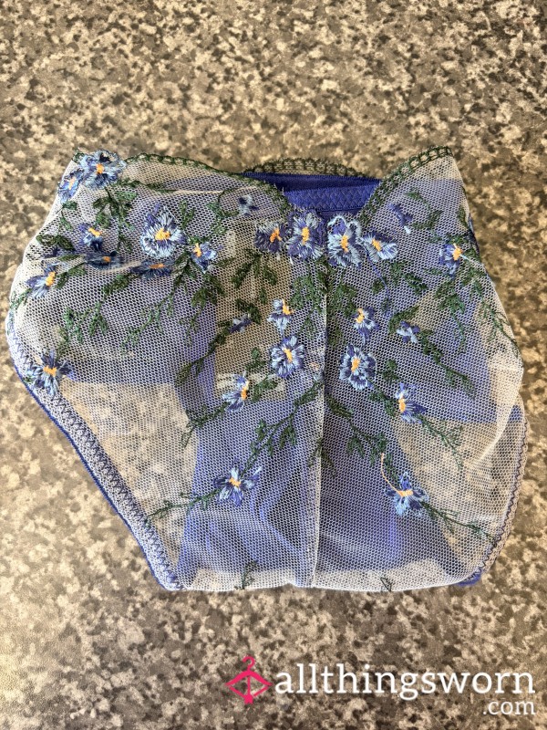 Plus Size Mesh Thong