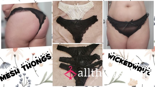 MESH THONGS