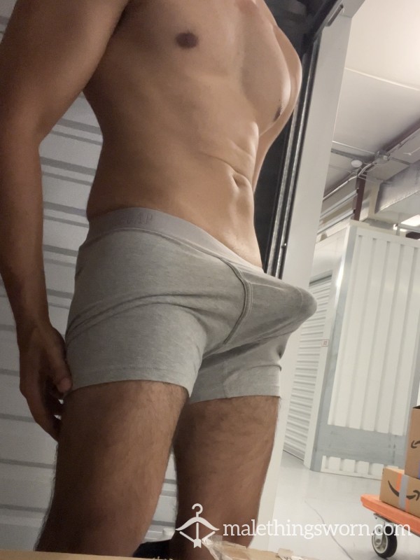 Message An Offer, Gray GAP, Worked In, Drenched In Sweat, Public Nudity, Message For Customization