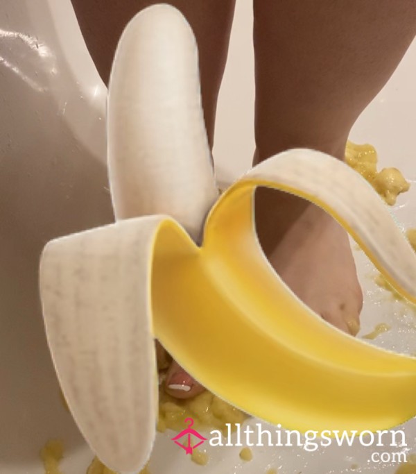 Messy Feet Banana Play
