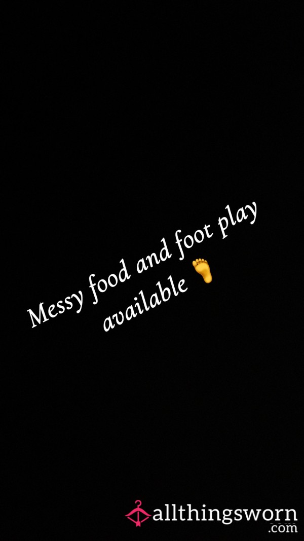 Messy Food / Foot Play!! 👣