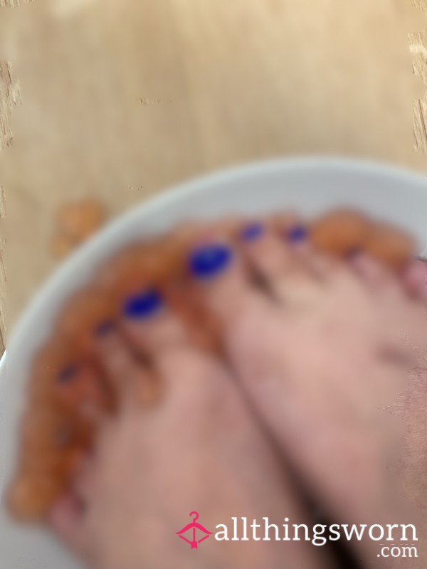 Messy Foot Feast🦶🏽😋