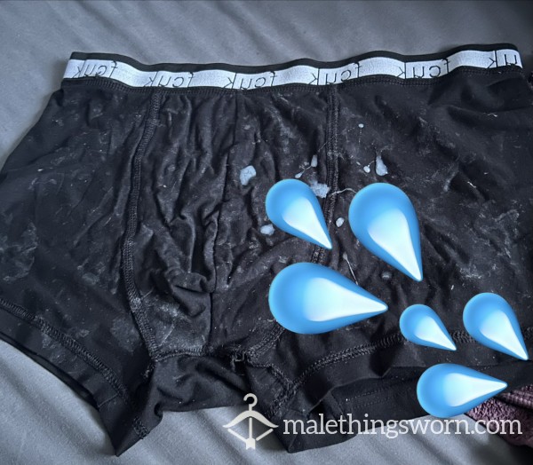 💦💦💦 Messy RIPE Loaded FCUK Boxers C*m RAG💦💦💦Lots Of Daddy’s Hot, Thick, C*mmy Loads For You🐽😈🐽😈