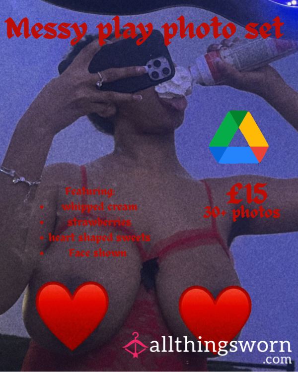 ♥️ Messy Play Photo Set ♥️