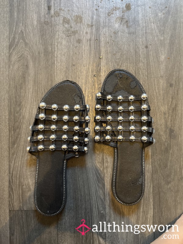 Metal Studded Sandals
