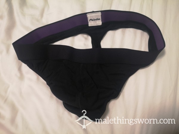 Meundies Black Thong
