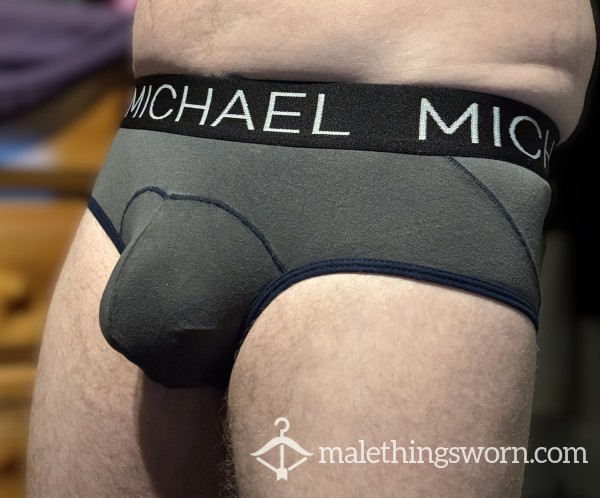 Michael Briefs - Grey - Size M (28)