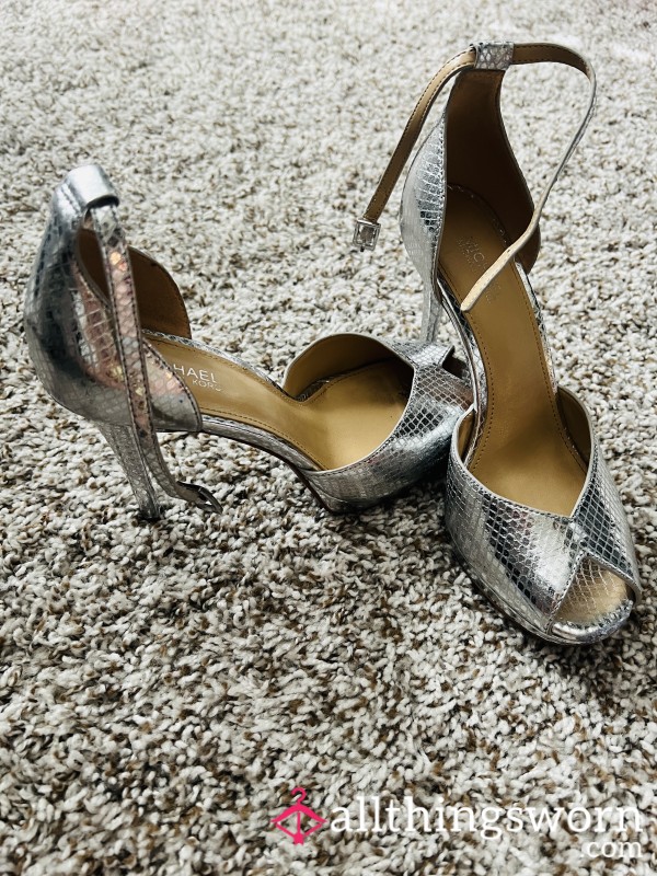 Michael Kors Silver High Heels