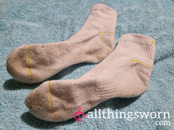 Michael Kors Sports Socks, Worn On And Off For 5 Days To Work, Gym, Around The House And In Bed!