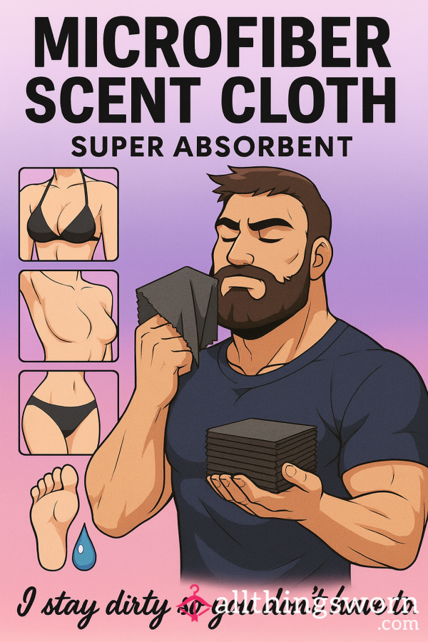 Microfiber Scent Cloth — No Panties Needed 😈💜