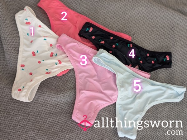 Microfiber Thongs | Min. 24h Wear