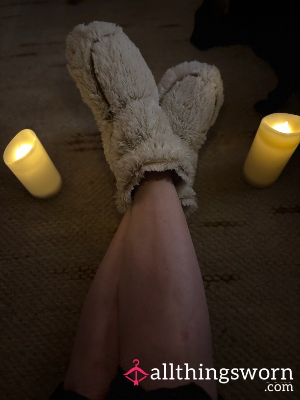 Microwavable Fuzzy Slippers