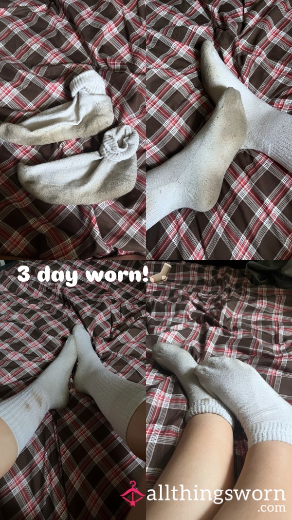 Mid-High Worn Socks