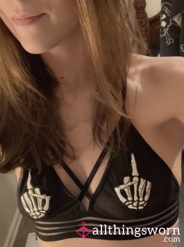Middle Finger Bra