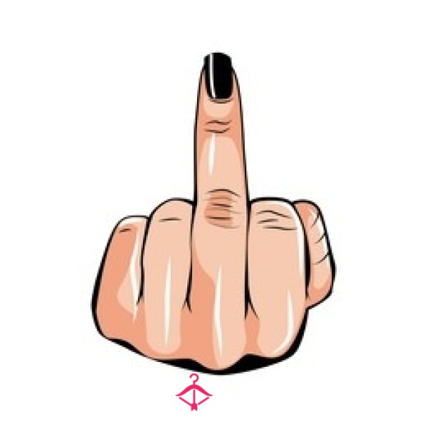 Middle Finger/ Tongue Out Selfie