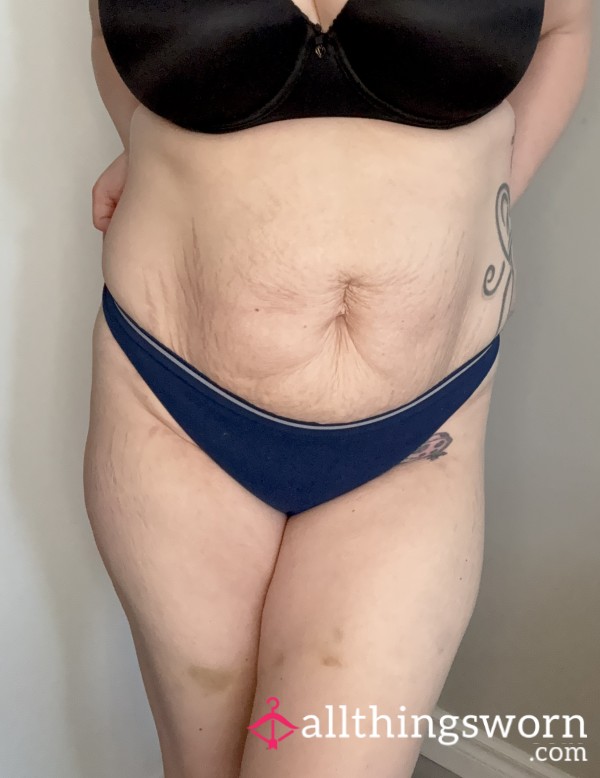 Midnight Blue Thong