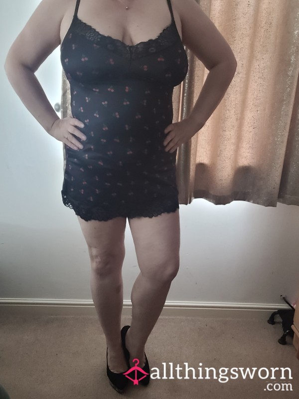 Midnight Cherry Lace – Flirty, Feminine, And Irresistibly Chic