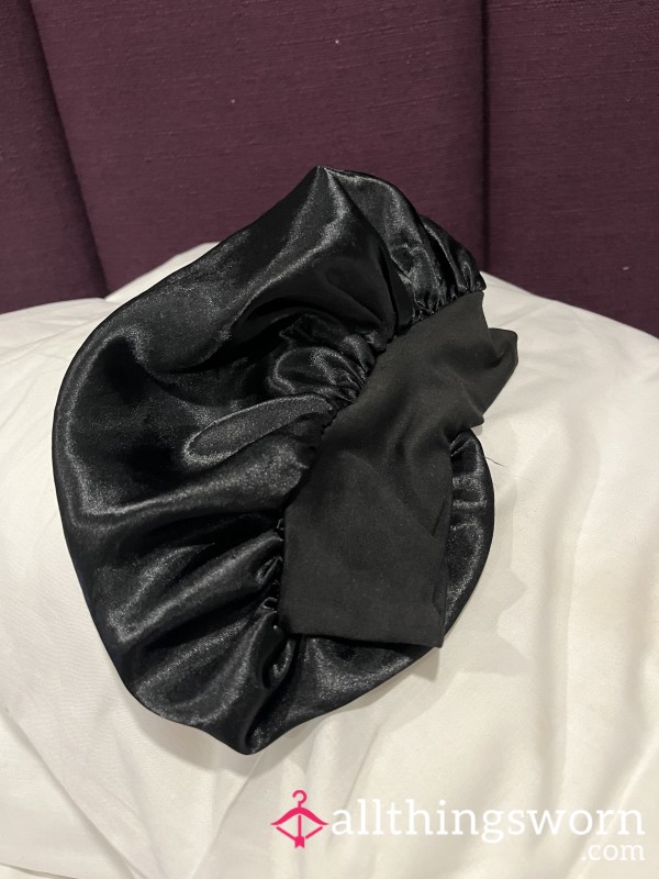 Midnight Crown Satin Hair Bonnet