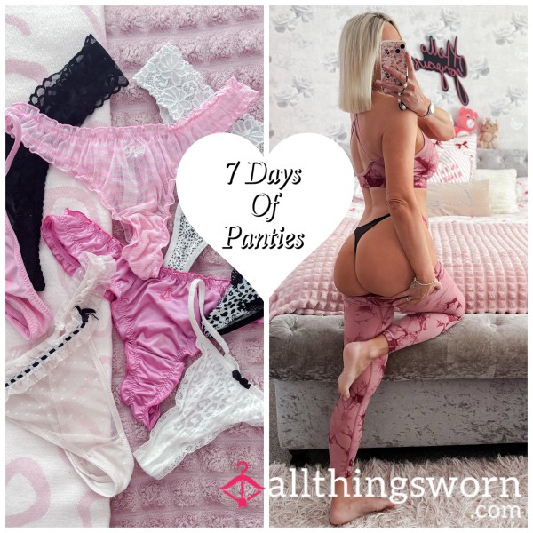 MILF Jessica - 7 Days Of Worn Thong/Panties