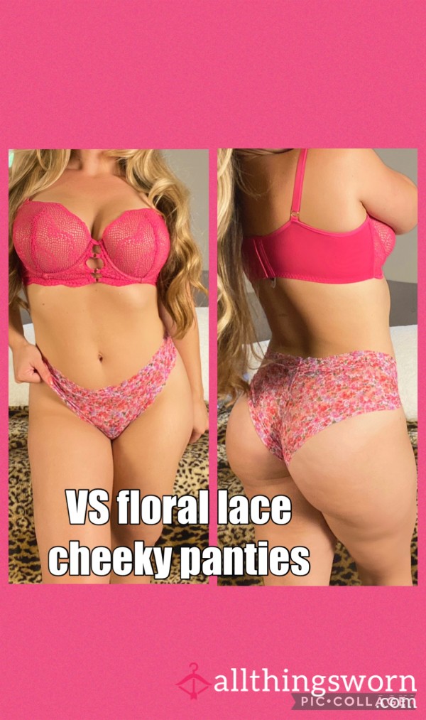 MILF Victoria’s Secret Pink Flor*l Cheekies